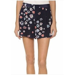 Club Monaco April April Soft Scallop Silk Shorts